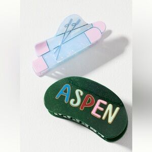 Winter-Theme Hair Clip Set